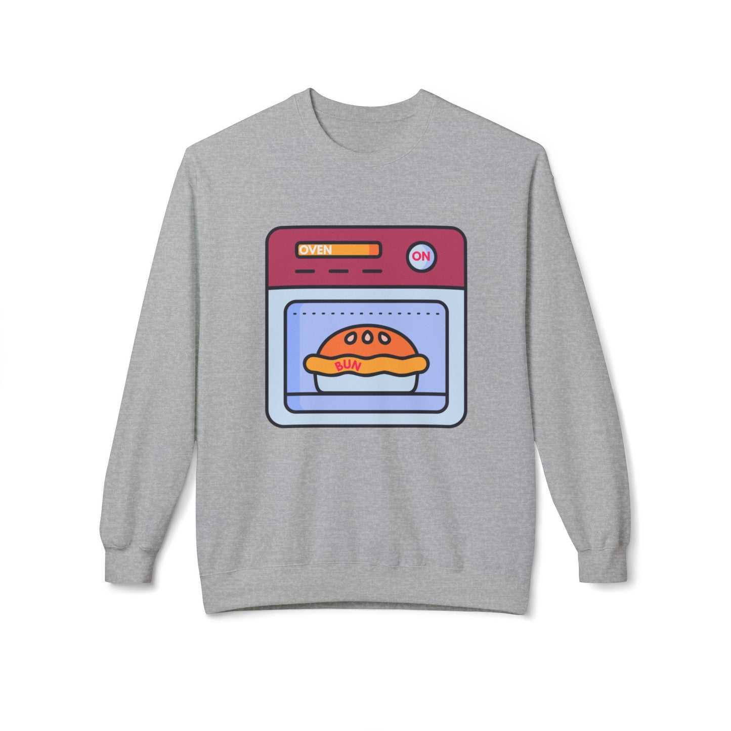 The 'Bun in the Oven' Funny Pregnancy Announcement Sweatshirt