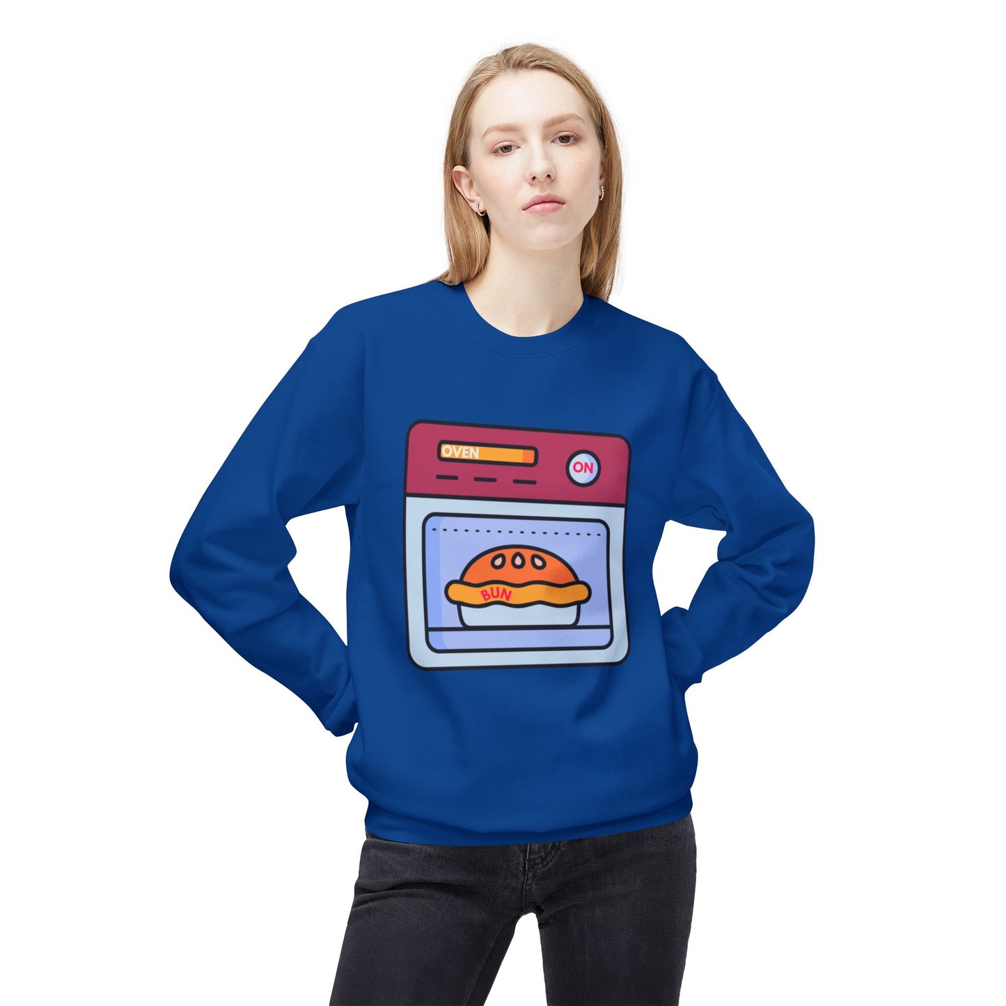 The 'Bun in the Oven' Funny Pregnancy Announcement Sweatshirt