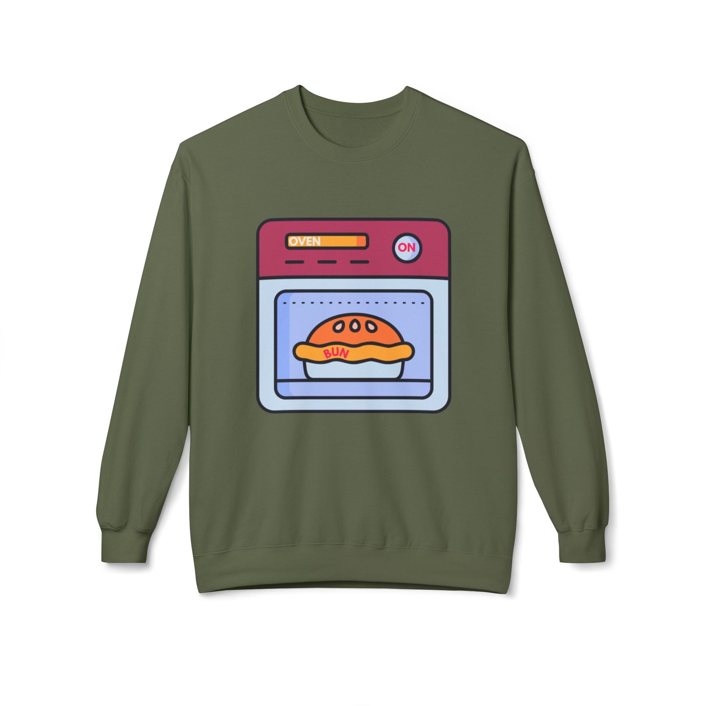 The 'Bun in the Oven' Funny Pregnancy Announcement Sweatshirt