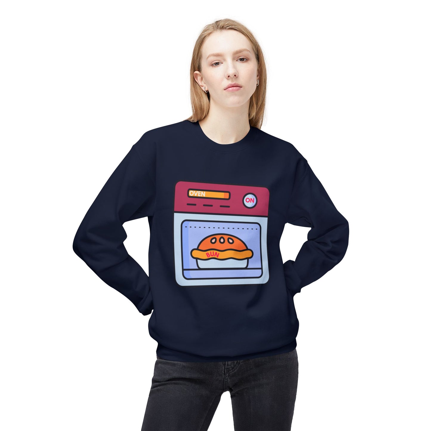 The 'Bun in the Oven' Funny Pregnancy Announcement Sweatshirt