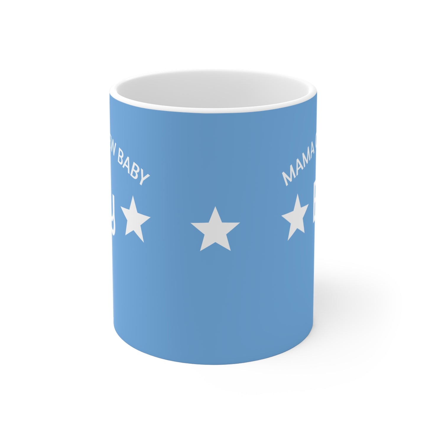 Mug 11oz Blue 'Mama of a New Baby Boy' Gift