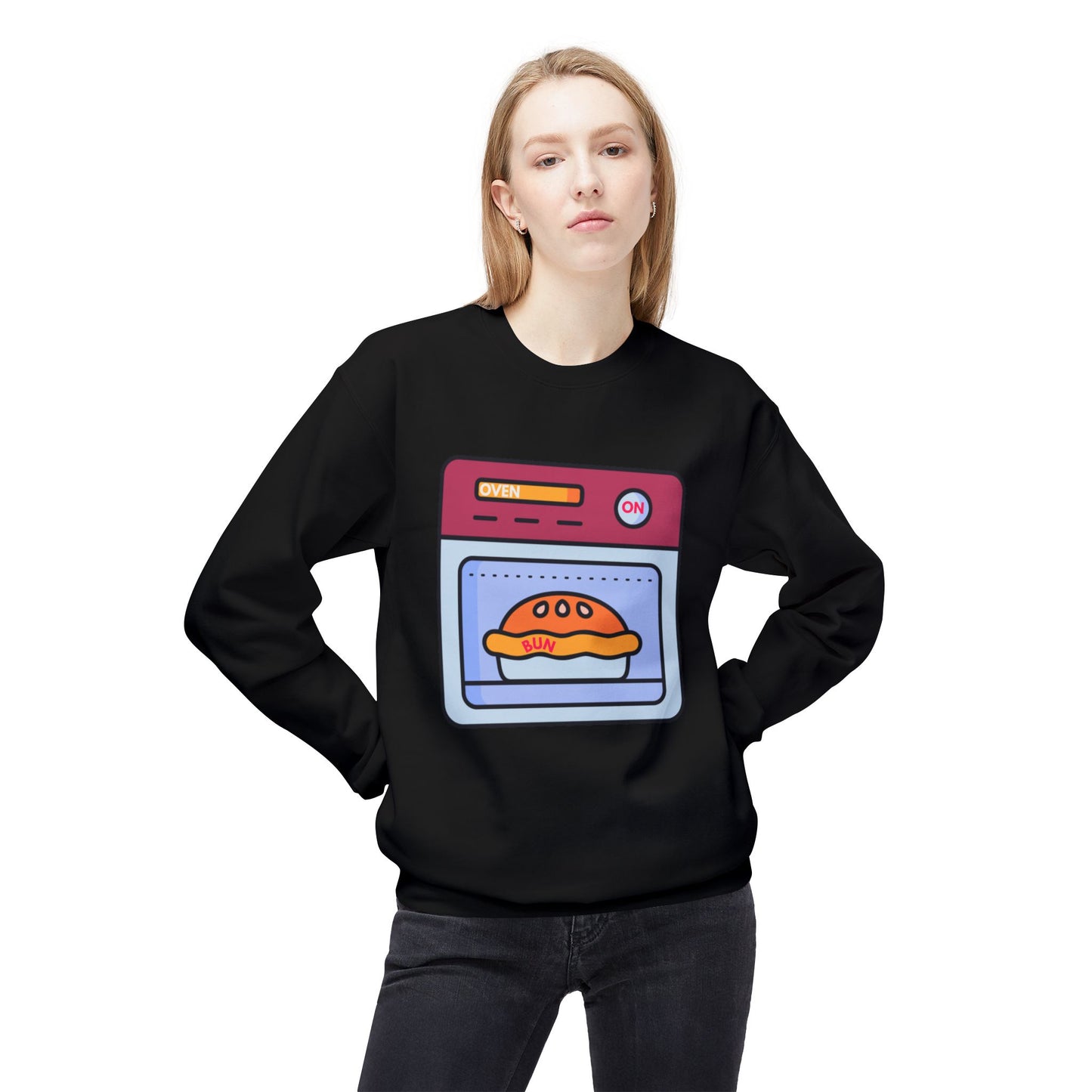 The 'Bun in the Oven' Funny Pregnancy Announcement Sweatshirt