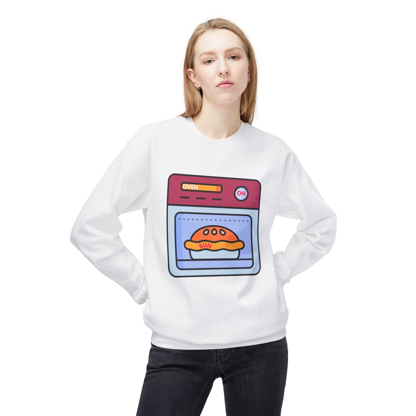 The 'Bun in the Oven' Funny Pregnancy Announcement Sweatshirt