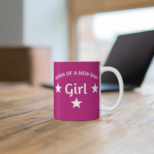 Copy of Mug 11oz, New Mom Gift, Baby Shower Mug, Mama of a New Baby Boy, Blue Coffee Cup, Mother's Day Gift