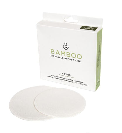 Bamboo Washable Breast Pads x8