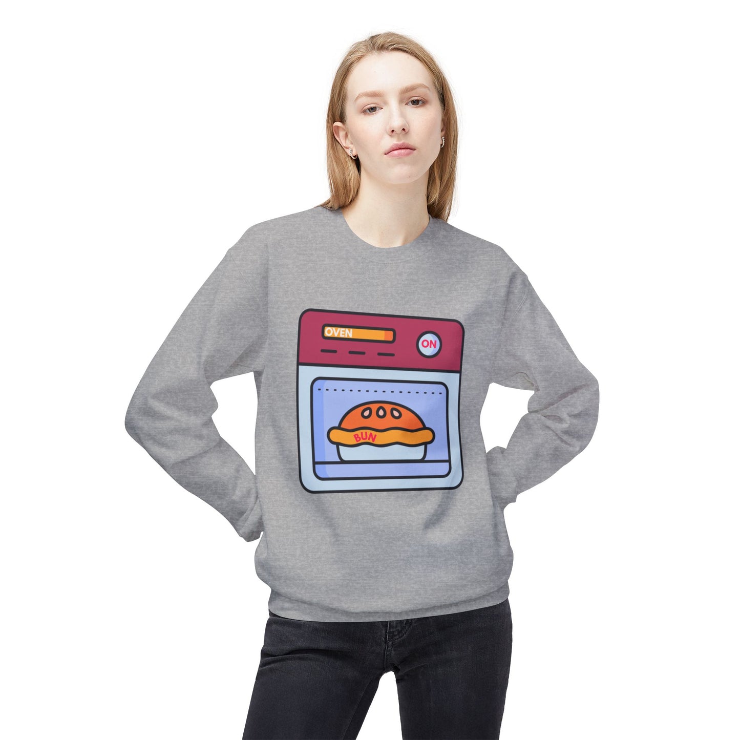 The 'Bun in the Oven' Funny Pregnancy Announcement Sweatshirt